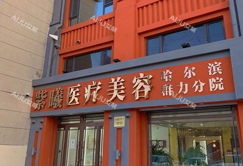 哈尔滨紫熙整形门头示意图