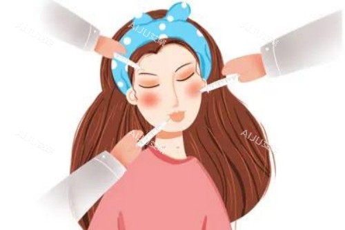 长沙长海面部注射卡通图片