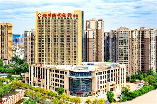 成都现代整形高新区大楼外观环境一览图