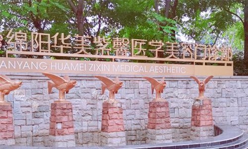 绵阳华美紫馨整形的室外环境