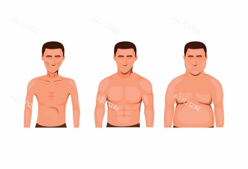 男性乳房发育吸脂后图片示意图