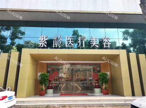 广东汕头紫馨（紫龄）整形门头