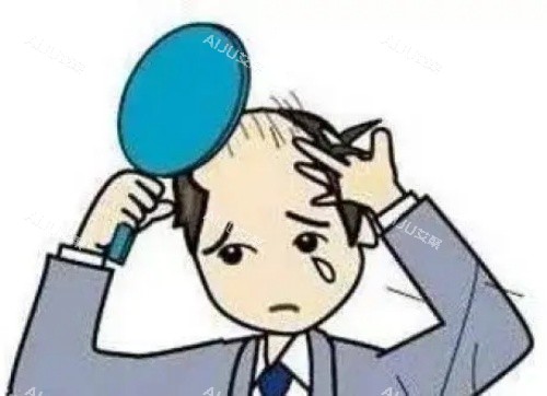 头发秃顶示意图 头发秃顶示意图