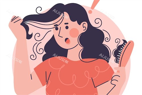 被脱发问题困扰的女人图片 被脱发问题困扰的女人图片