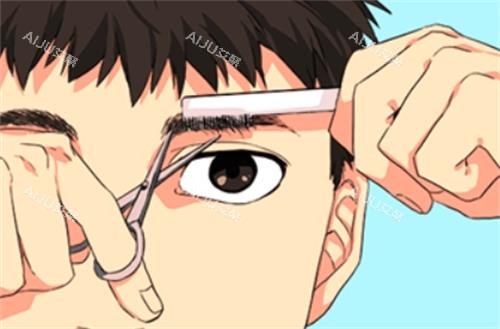 男士眉毛展示图 男士眉毛展示图