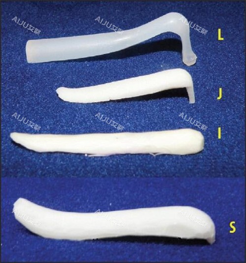 隆鼻假体的不同形态 隆鼻假体的不同形态