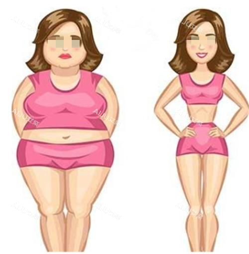 吸脂手术对比图