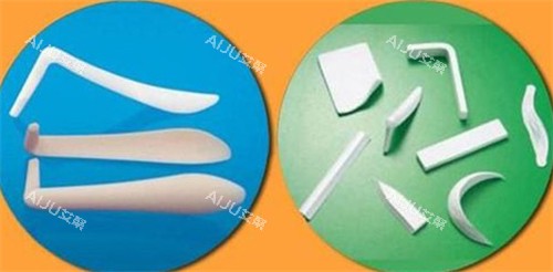 不同隆鼻假体的形状图解