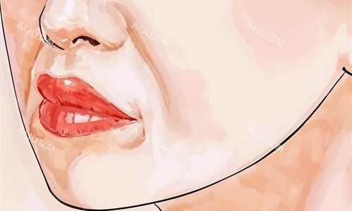 面部法令纹手绘图