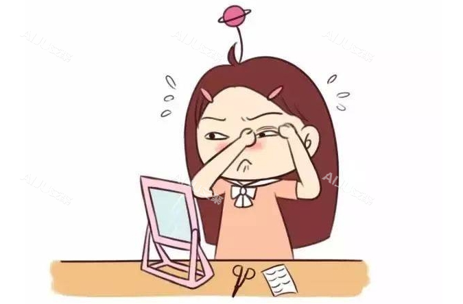 水肿眼贴双眼皮示意图 水肿眼贴双眼皮示意图