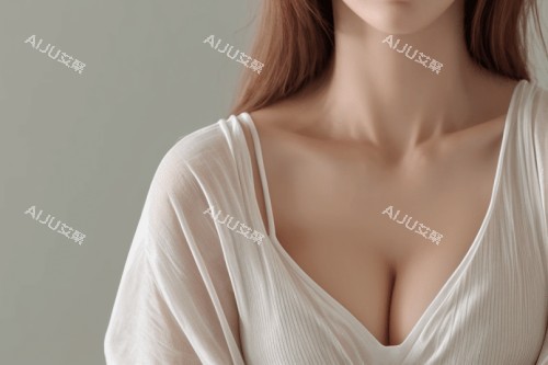 隆胸手术示意图