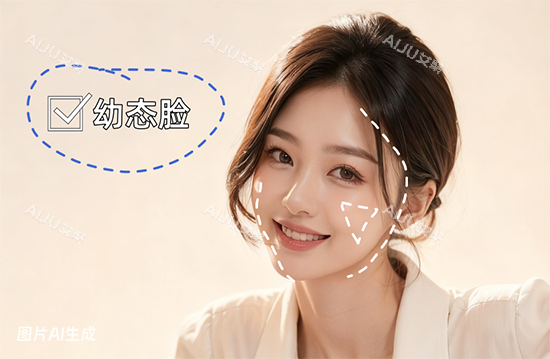 幼态脸线条感