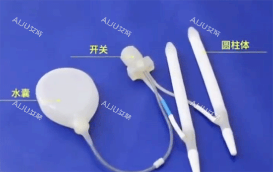 男性假体三件套示意图