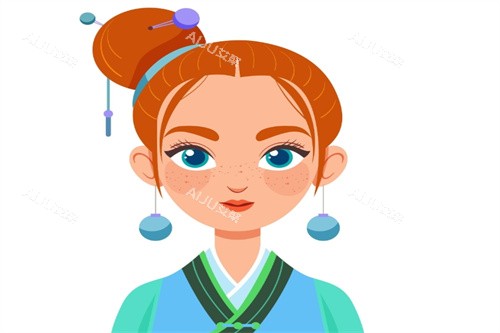 祛斑项目卡通展示