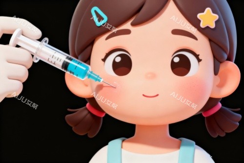 面部玻尿酸注射卡通图 面部玻尿酸注射卡通图