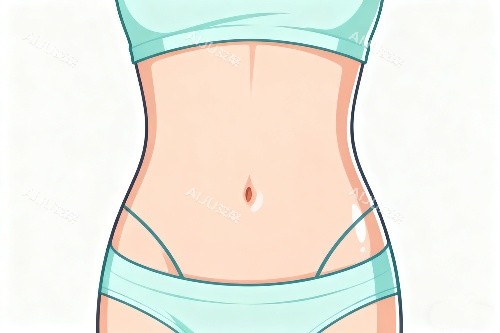 腰腹部吸脂成果图