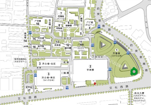 山东大学齐鲁医院眼科平面图 山东大学齐鲁医院眼科平面图