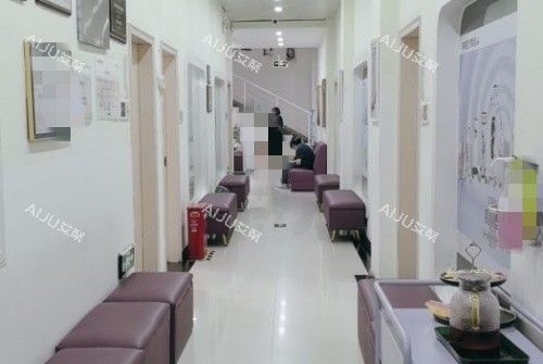 福州美莱整形走廊等待区示意图