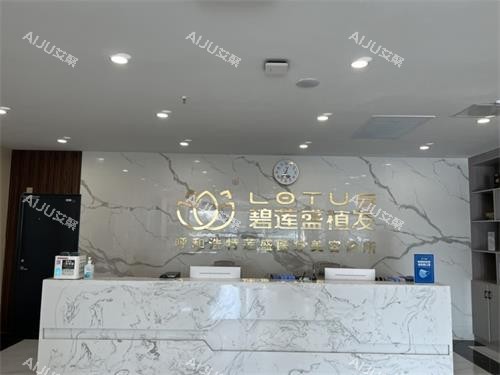 呼和浩特碧莲盛植发前台示意图