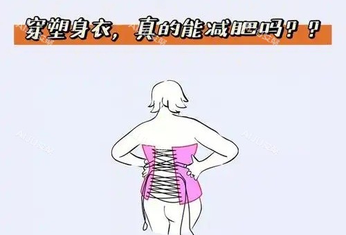 塑身衣上身示意图
