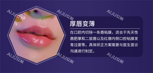 厚唇改薄原理
