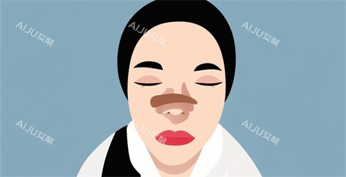 隆鼻手术后肿胀动画