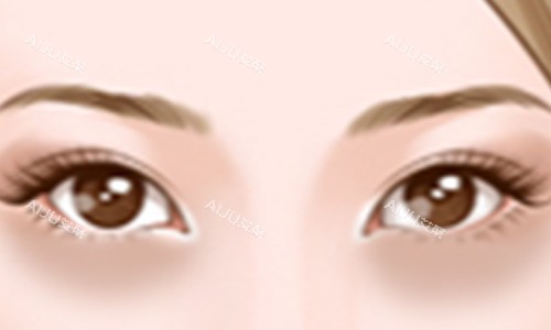 黑眼圈位置展示