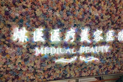 北京煤医西坝河医疗美容医院品牌墙