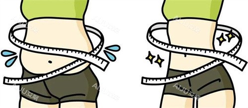 小蛮腰吸脂前后