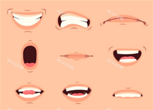 微笑唇唇角的样子图解