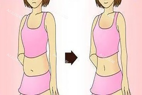 腰腹吸脂示意图卡通 腰腹吸脂示意图卡通