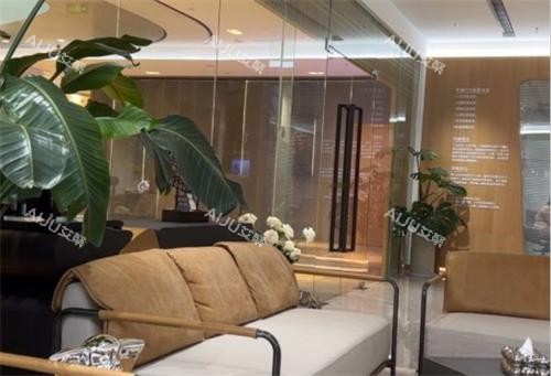 杭州华美禧善医疗休息区一角