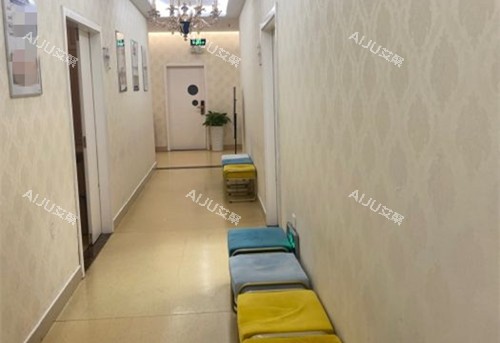 广州海峡整形内部过道等待区环境