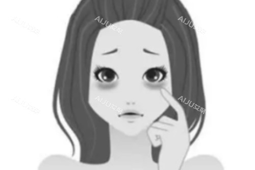 黑眼圈卡通图